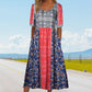 🌸 Γυναικείο κομψό φόρεμα με boho print