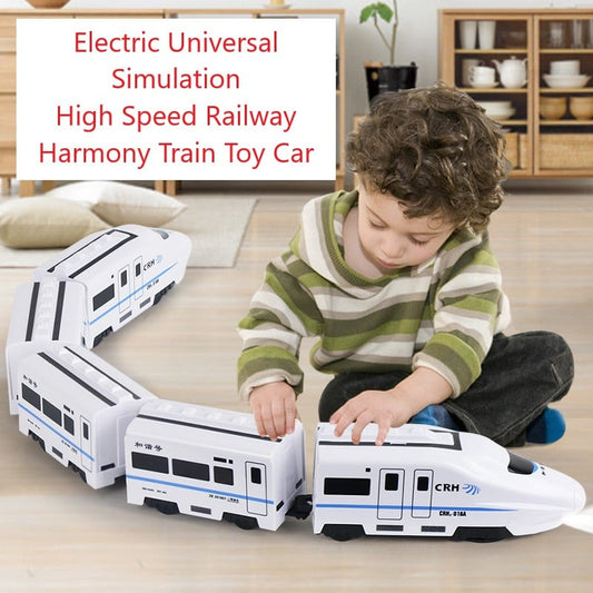 Harmony Train Toy ηλεκτρικός καθολικός προσομοιωτής σιδηροδρόμων υψηλής ταχύτητας