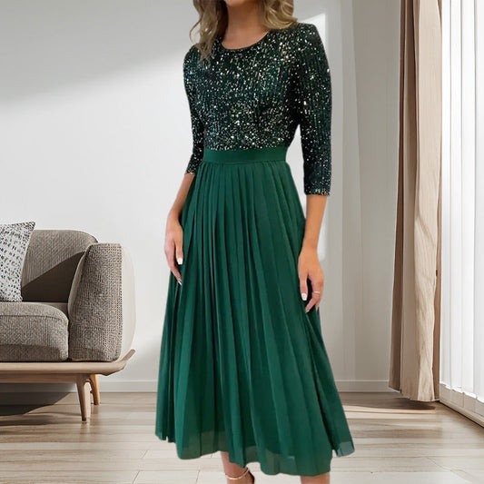 🔥Γυναικείο φόρεμα Sequin Midi Tulle